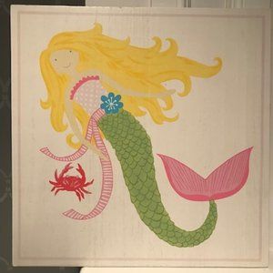 Pottery Barn Kids Mermaid Artwork